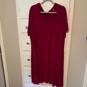 Tahari 3X Magenta Dress